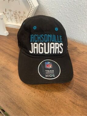 NFL Jacksonville Jaguars Kids Black and Teal Hat